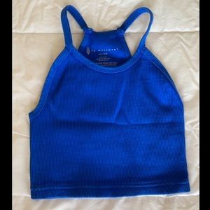 nwot free people happiness runs crop tank